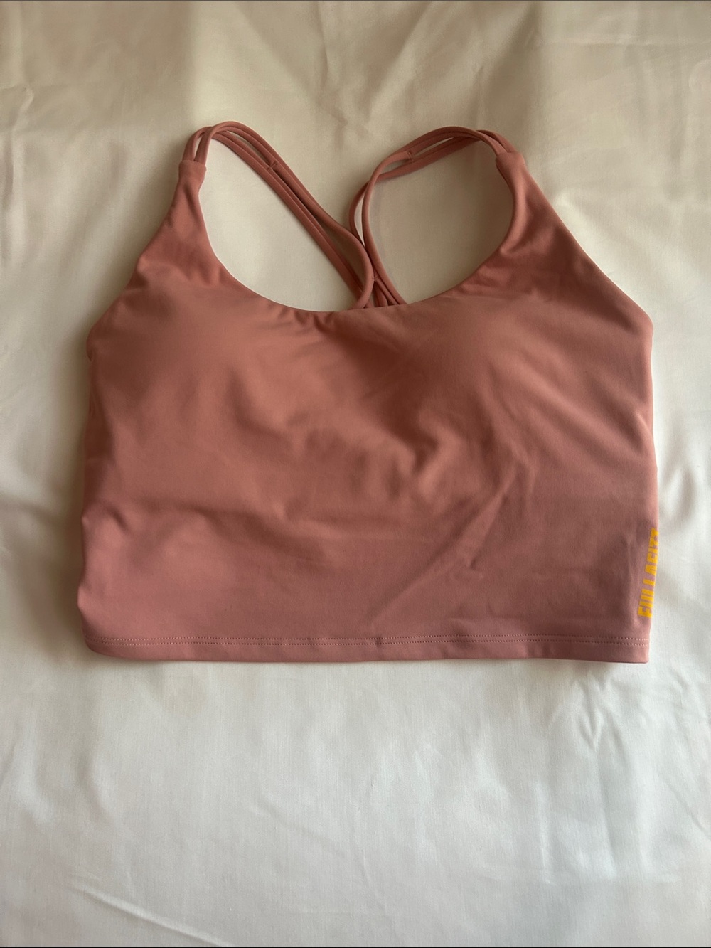 Women’s Dusty Rose Strappy Bralette - Comfortable Everyday Support